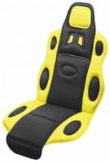 Greatstore Potah sedadla Race - univerzální, černo/žlutý