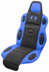 Greatstore Potah sedadla Race - univerzální, černo/modrý