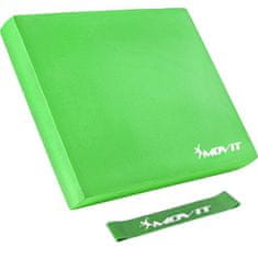shumee Balanční polštář s gymnastickou gumou - zelený
