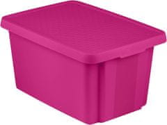 shumee Úložný box s víkem 45L - fialový CURVER