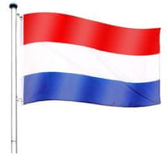 shumee Vlajkový stožár vč. vlajky Nizozemí - 650 cm