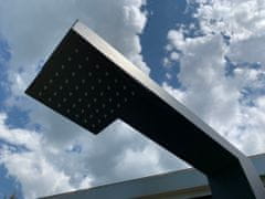 KORY Solární sprcha Model A1 Antracit 20 litrů nerezová ocel