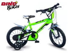 Dino bikes Dětské kolo zelené 16"