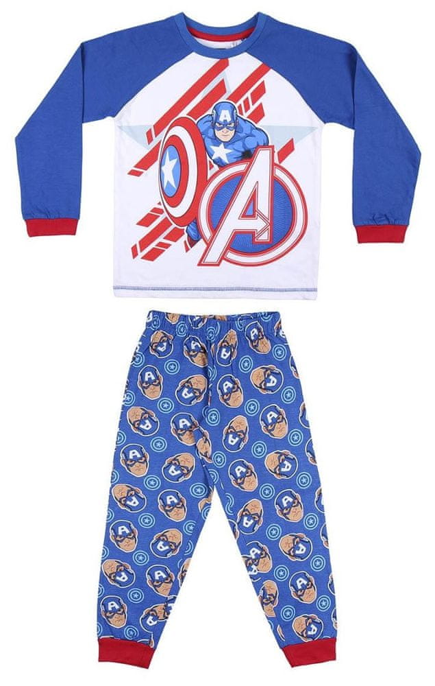 Disney chlapecké pyžamo Avengers 2200007675 116 modrá