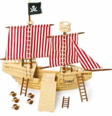 Small foot Dřevěná pirátská loď