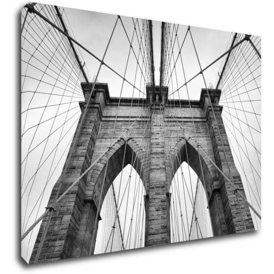 Impresi Obraz Brooklyn bridge černobílý