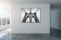 Impresi Obraz Brooklyn bridge černobílý - 70 x 50 cm