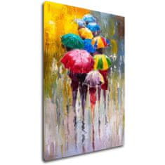 Impresi Obraz Barevné deštníky - 50 x 70 cm