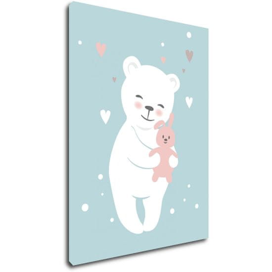 Impresi Obraz White cute bear