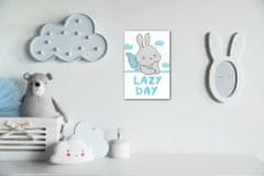 Impresi Obraz Blue and grey bunny - 40 x 60 cm