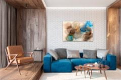 Impresi Obraz Abstrakt s modrým detailem - 90 x 60 cm