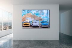 Impresi Obraz Stará modrá auta - 90 x 60 cm