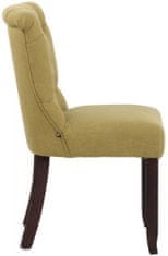 BHM Germany Jídelní židle Alberton, textil, zelená