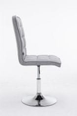 BHM Germany Jídelní židle Peking, textil, světle šedá