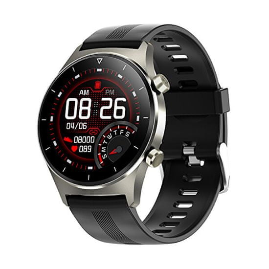 Wotchi Smartwatch W46BS - Black Silicon