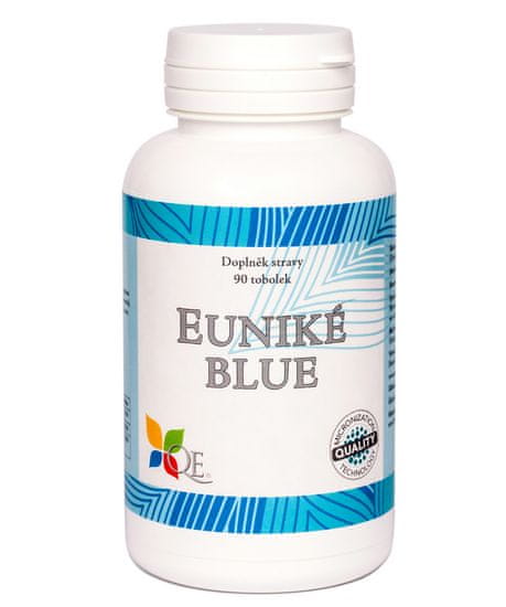 Queen Euniké BLUE pro muže 90 tobolek - dezintegrovaná řasa chlorella SP, kotvičník, L-arginin