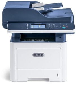Tiskárna Xerox WorkCentre (3345V_DNI), černobílá, laserová, vhodná do kanceláří, A4, 250listů rychlost 40str/min, multifunkční, skener kopírka fax