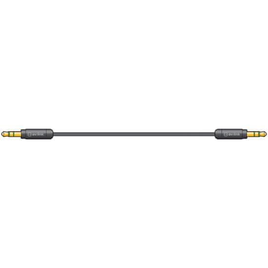 AV:link Precision kabel Jack 3.5mm stereo samec - Jack 3.5mm stereo samec, 1.5m