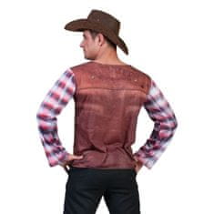 funny fashion Pánský kostým 3D tričko kovboj 54