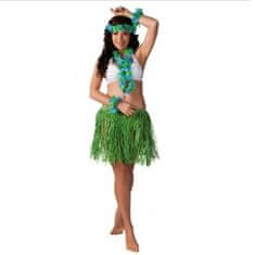 funny fashion Kostým havajská tanečnice zelená