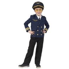 funny fashion Dětský kostým Pilot sako 140