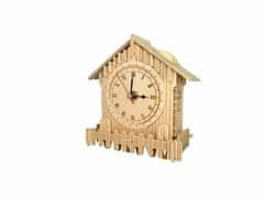 Kraftika Woodcraft dřevěné 3d puzzle hodiny