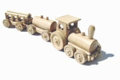 Ceeda Cavity - přírodní dřevěný vláček - nákladní vlak
