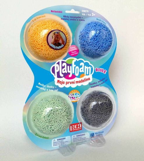 PEXI Playfoam boule 4pack- b klučičí barvy