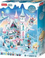 Sluban Girls dream m38-b0789 ledový hrad pro zimní víly