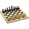 Dřevěné šachy a dáma