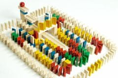 EcoToys Ekotoys dřevěné domino barevné 830 ks