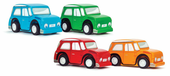 Le Toy Van Barevné autíčko 1ks zelená