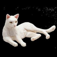 Kraftika Animal planet mojo kočka bílá ležící