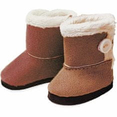 Petitcollin Zimní boty hnědé (pro panenku 39-48 cm)