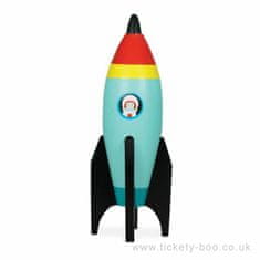 Le Toy Van Barevná raketa 1ks modrá