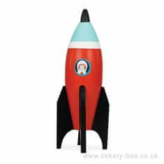 Le Toy Van Barevná raketa 1ks červená
