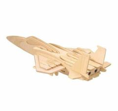 Kraftika Woodcraft dřevěné 3d puzzle stíhačka