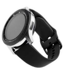 FIXED Silikonový řemínek Silicone Strap s šířkou 20 mm pro smartwatch, černý FIXSST-20MM-BK