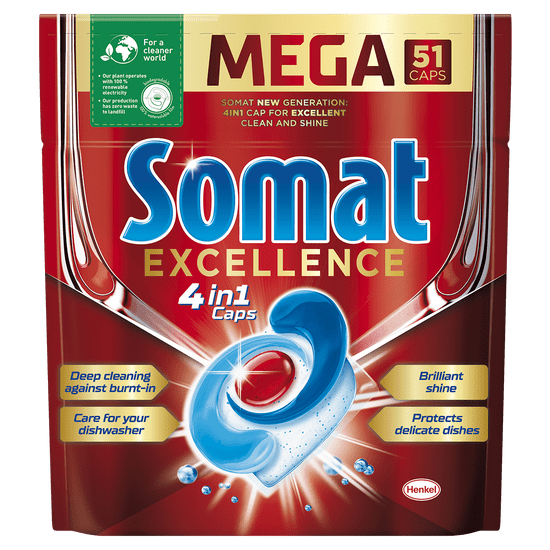 Somat Excellence kapsle do myčky 51 ks