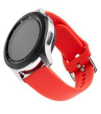 FIXED Silikonový řemínek Silicone Strap s šířkou 22mm pro smartwatch, červený FIXSST-22MM-RD