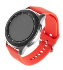 FIXED Silikonový řemínek Silicone Strap s šířkou 22mm pro smartwatch, červený FIXSST-22MM-RD