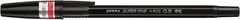 Zebra E20661 Kuličkové pero "H-8000", černá, 0,21 mm, s víčkem
