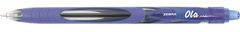 Zebra 13942 Kuličkové pero "OLA", modrá, 0,27 mm, stiskací mechanismus