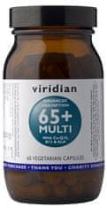 VIRIDIAN nutrition 65+ Multi (Natural multivitamín pro seniory), 60 kapslí