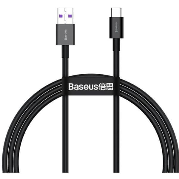 Levně BASEUS Superior Series rychlonabíjecí kabel USB/Type-C 66W 2m černá CATYS-A01