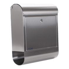 Rottner Rondello poštovní schránka nerez | Cylindrický zámek | 38.5 x 43.5 x 14 cm