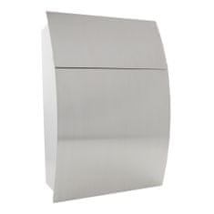 Rottner Harrow poštovní schránka nerez | Cylindrický zámek | 32 x 44.5 x 10.5 cm