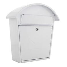 Rottner Jesolo poštovní schránka bílá | Cylindrický zámek | 36 x 38 x 13.5 cm