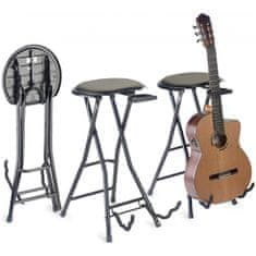 Stagg GIST-350, stolička skládací s kytarovým stojanem