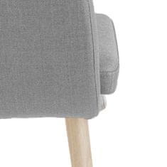 Design Scandinavia Jídelní židle Nora II, tkanina, šedá